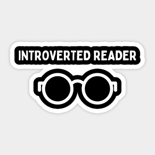 Introverted Reader Sticker